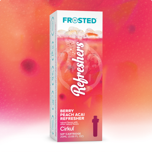 Frosted Berry Peach Acai Refresher 4OJ7