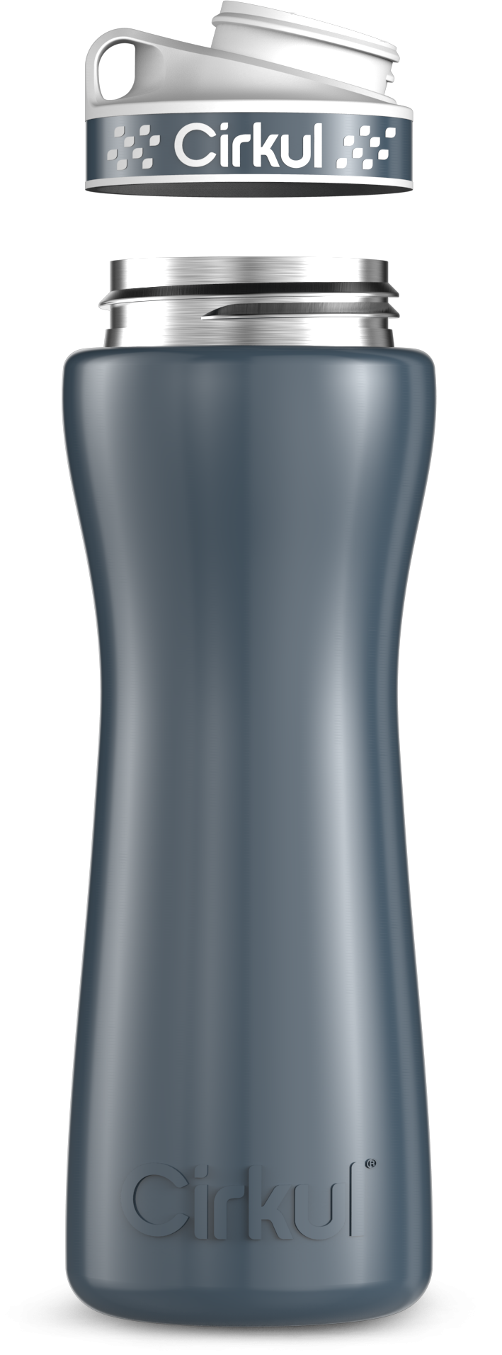 Custom 22oz. Stainless Steel Bottle & Comfort Grip Lid A0XF
