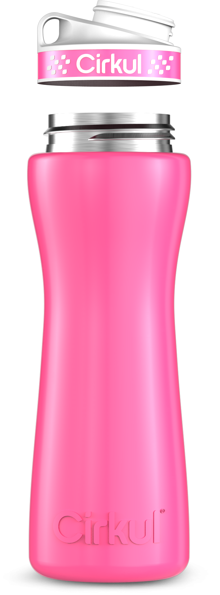 Custom 22oz. Stainless Steel Bottle & Comfort Grip Lid A0XF