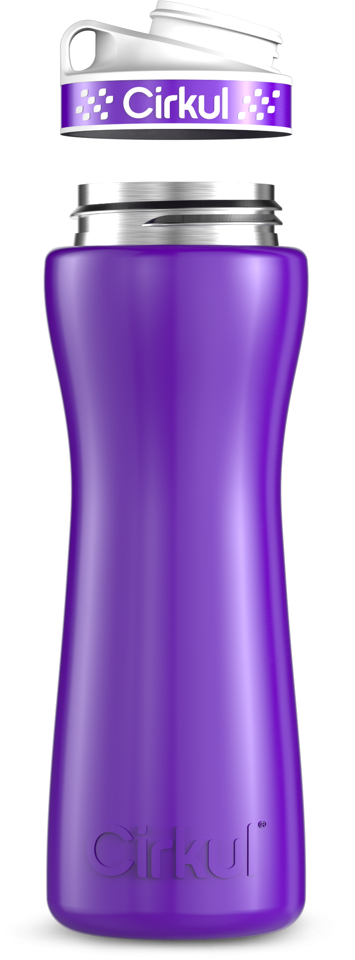 Custom 22oz. Stainless Steel Bottle & Comfort Grip Lid A0XF