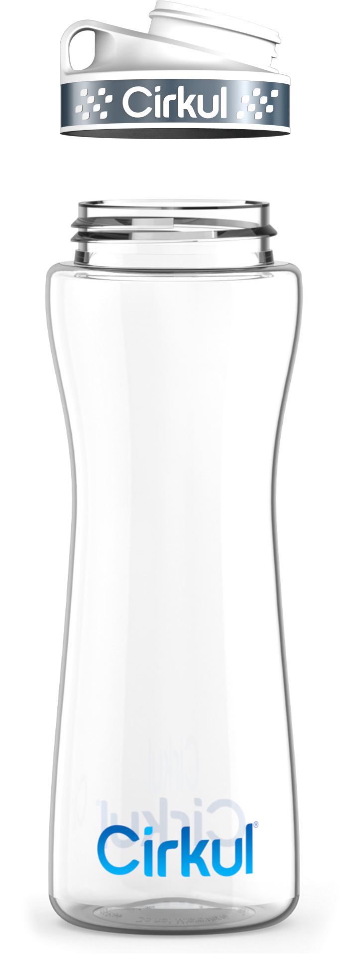 Custom 22oz. Plastic Bottle & Comfort Grip Lid A0ZV