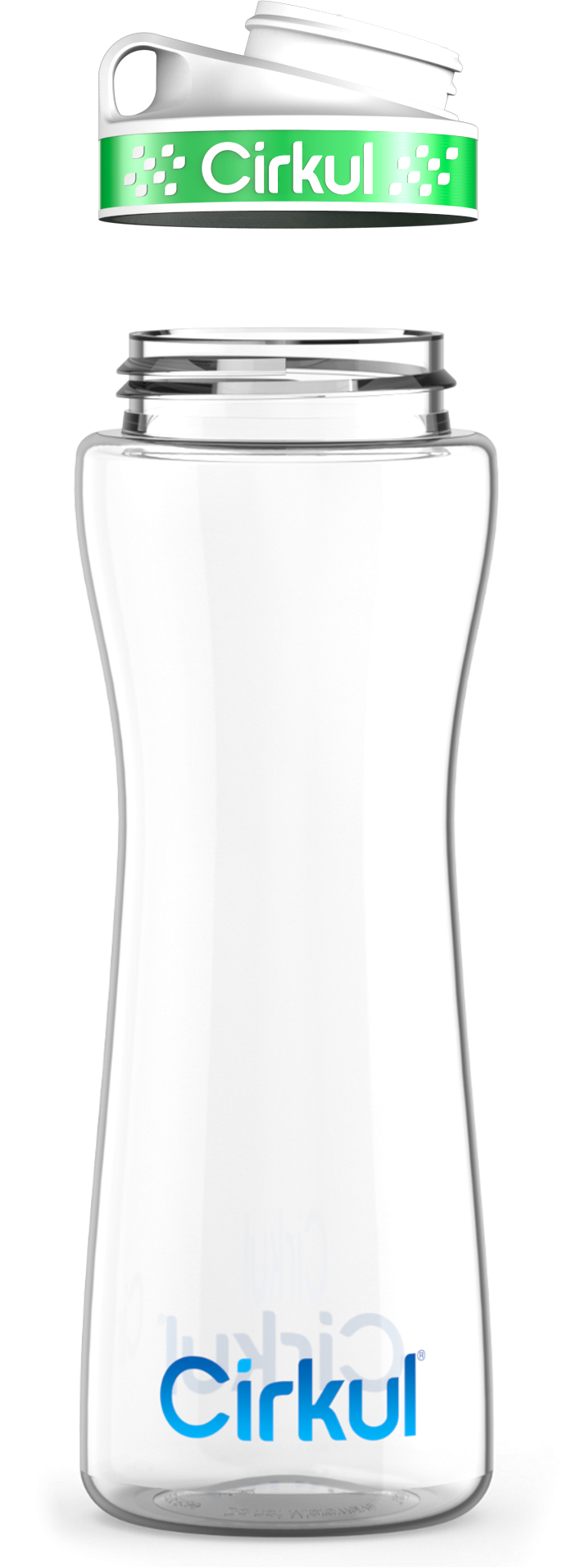 Custom 22oz. Plastic Bottle & Comfort Grip Lid A0ZV