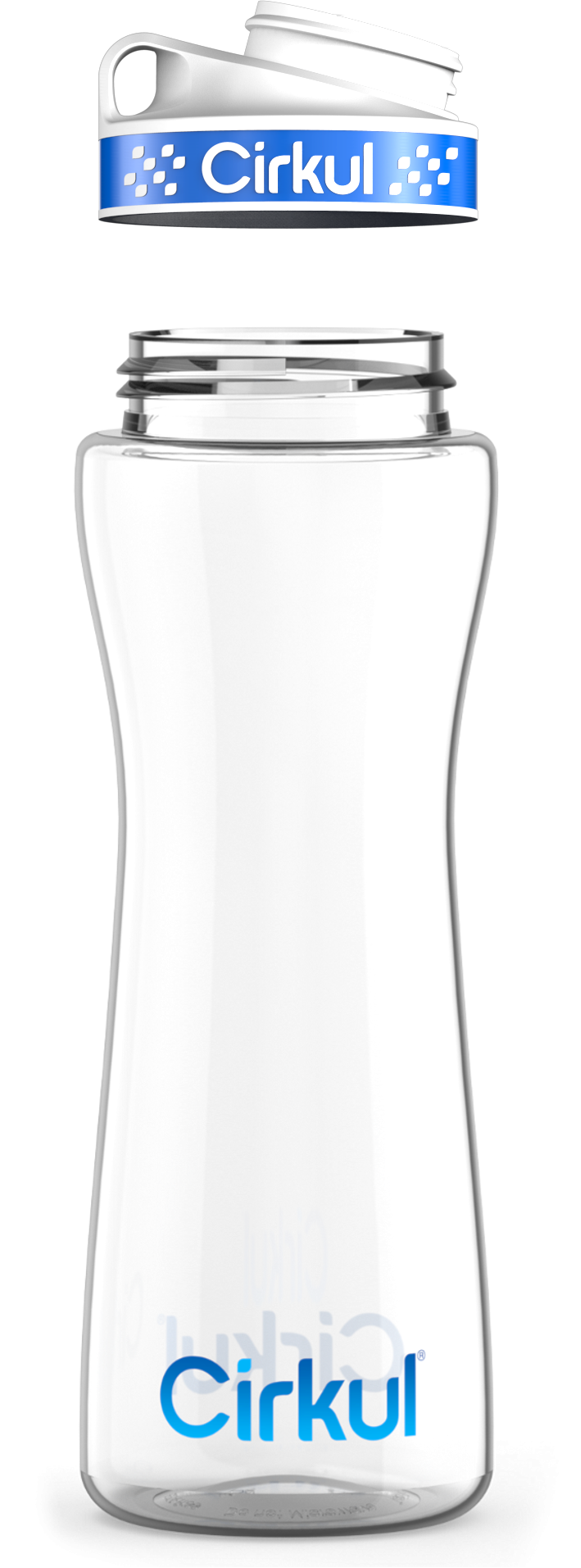 Custom 22oz. Plastic Bottle & Comfort Grip Lid A0ZV