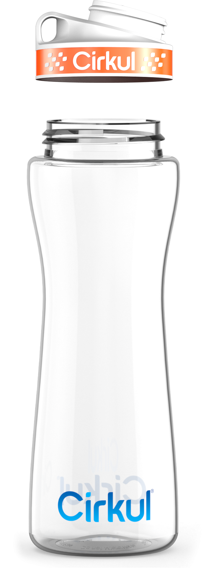 Custom 22oz. Plastic Bottle & Comfort Grip Lid A0ZV