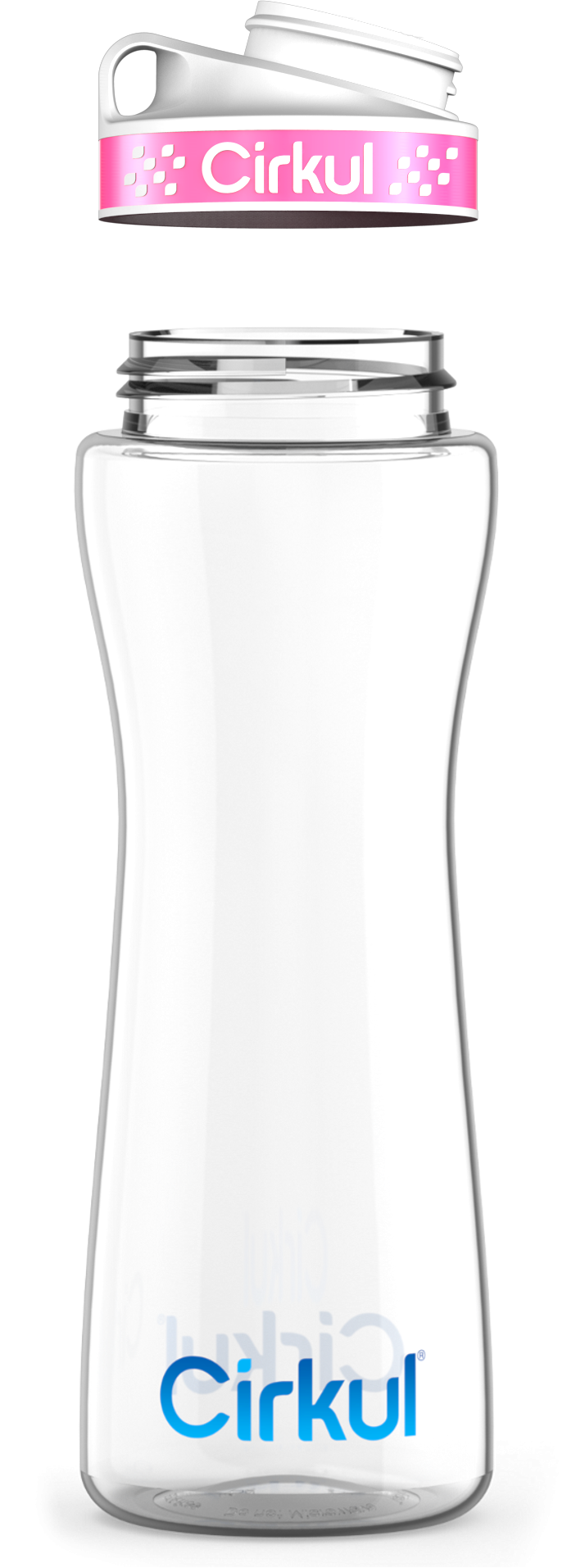 Custom 22oz. Plastic Bottle & Comfort Grip Lid A0ZV