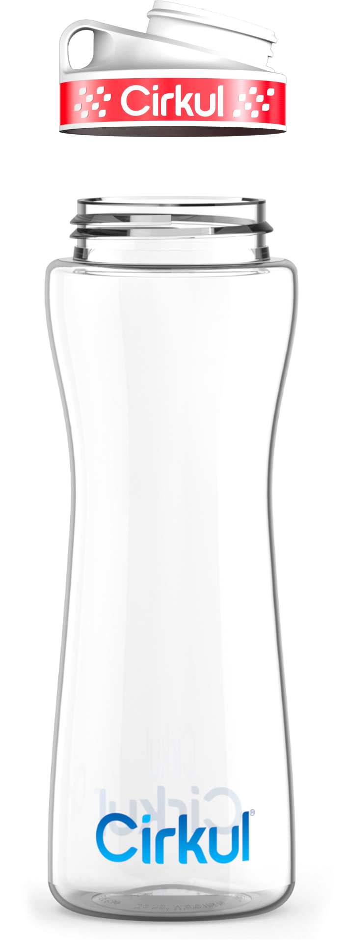 Custom 22oz. Plastic Bottle & Comfort Grip Lid A0ZV